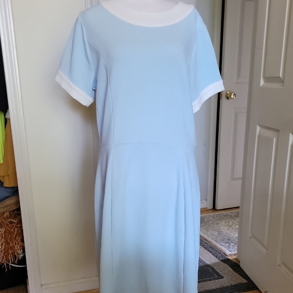 Smak Parlour Light Blue Dress - Picture 1 of 7